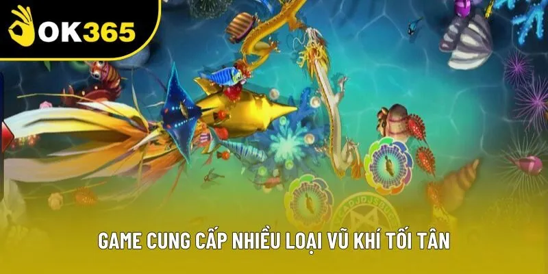 Game cung cấp nhiều loại vũ khí tối tân