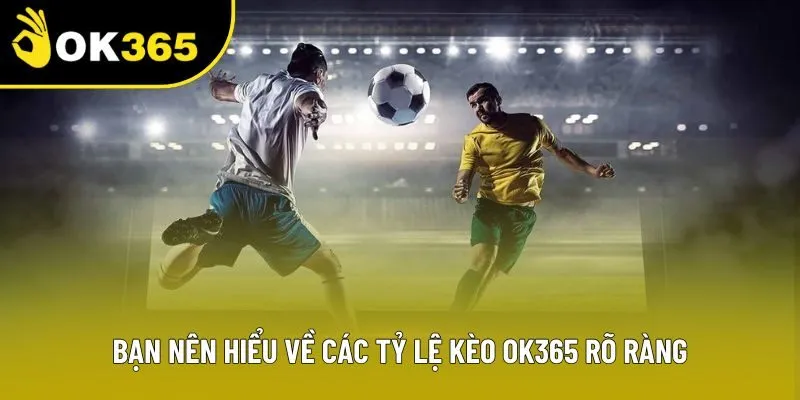 Bạn nên hiểu về các tỷ lệ kèo OK365 rõ ràng